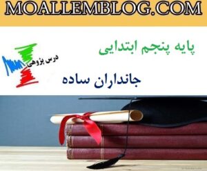 درس پژوهی جانداران ساده پایه پنجم