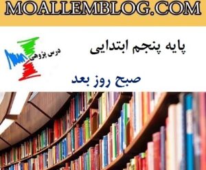 گزارش درس پژوهی کلاس پنجم