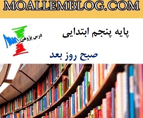 گزارش درس پژوهی کلاس پنجم